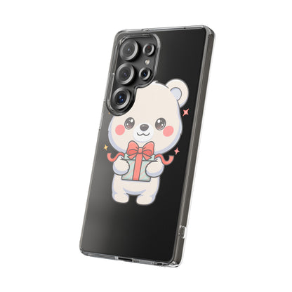 Kawaii Polar Bear Gift Phone Case for Holiday Gifting
