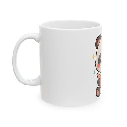 Kawaii Panda Reading Mug – Cute Book Lover Gift