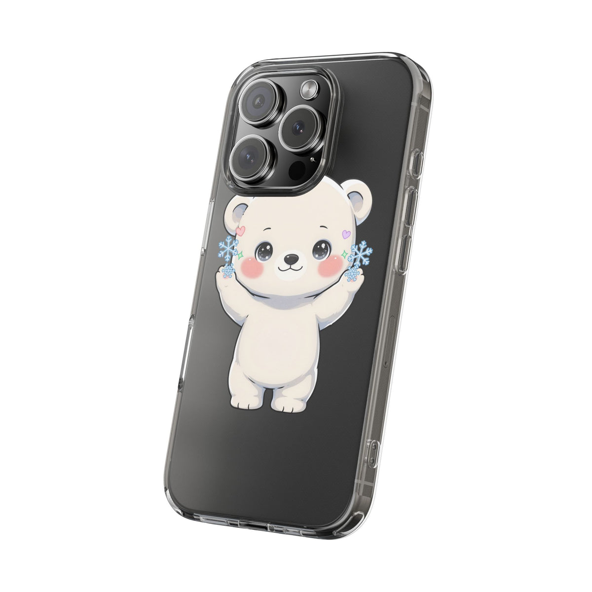 Kawaii Polar Bear Phone Case for a Cozy Winter Gift