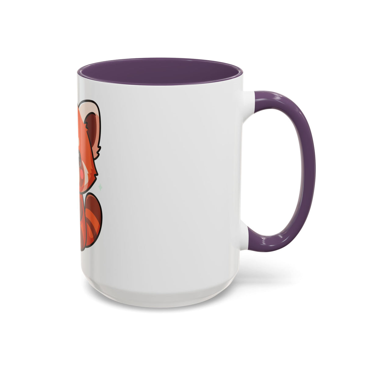 Red Panda Coffee Mug, Cute Latte Lover Accent Mug