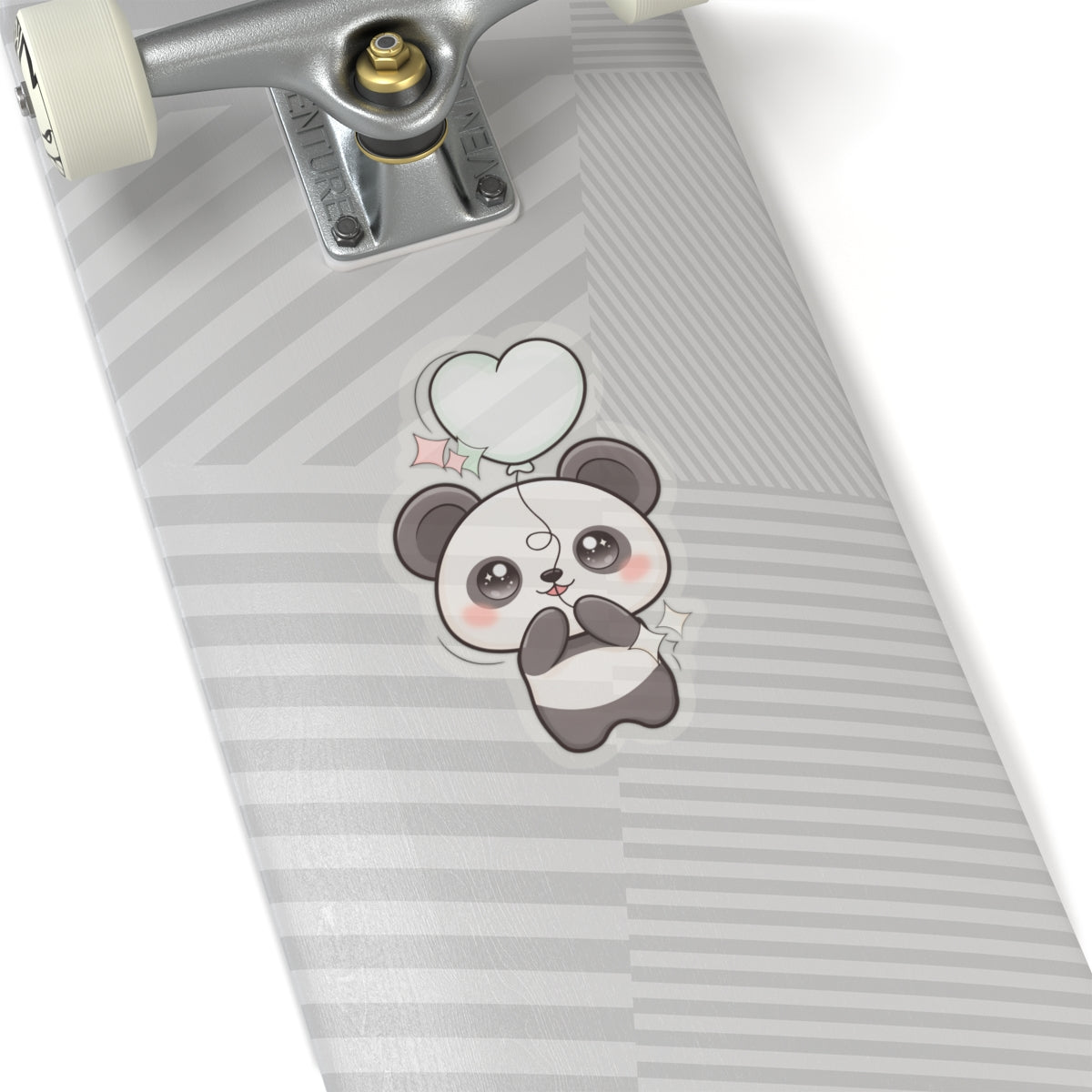 Kawaii Panda Sticker with Balloon for Cute Decor