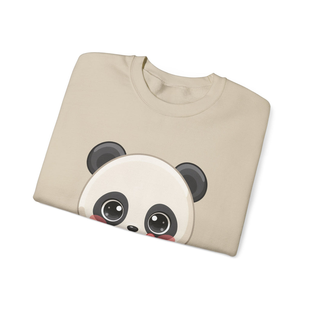 Kawaii Panda Donut Sweatshirt, Cute Chibi Crewneck
