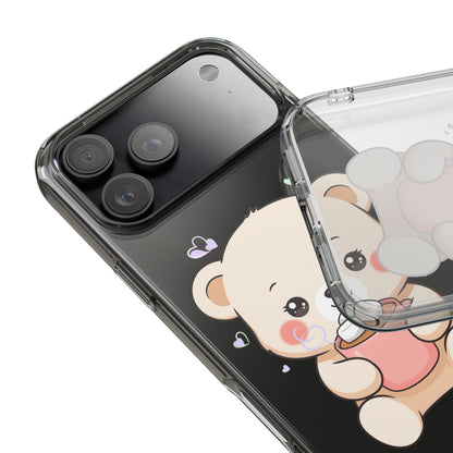 Kawaii Polar Bear Phone Case with Hot Cocoa