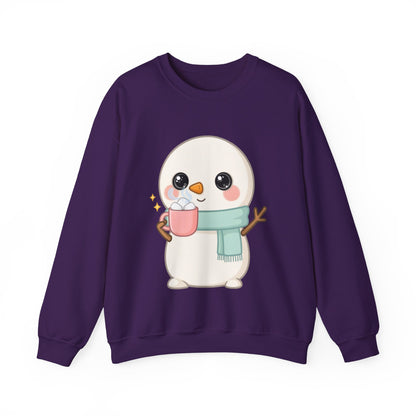 Kawaii Snowman Sweatshirt for Cozy Winter Days