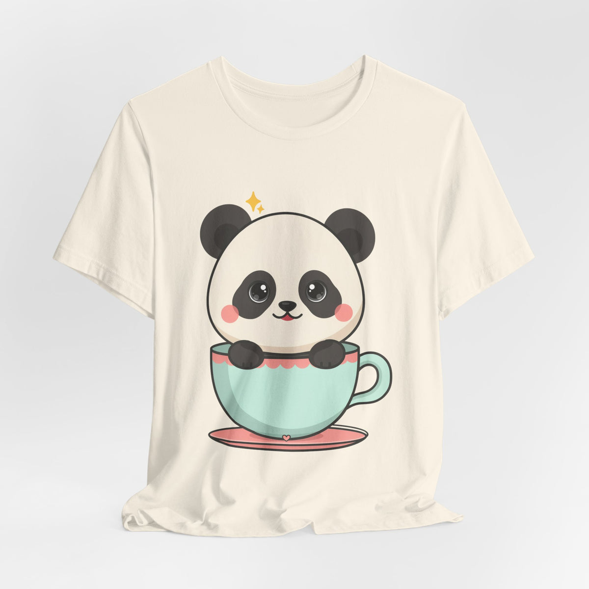 Kawaii Panda T-Shirt, Cute Teacup Panda Tee