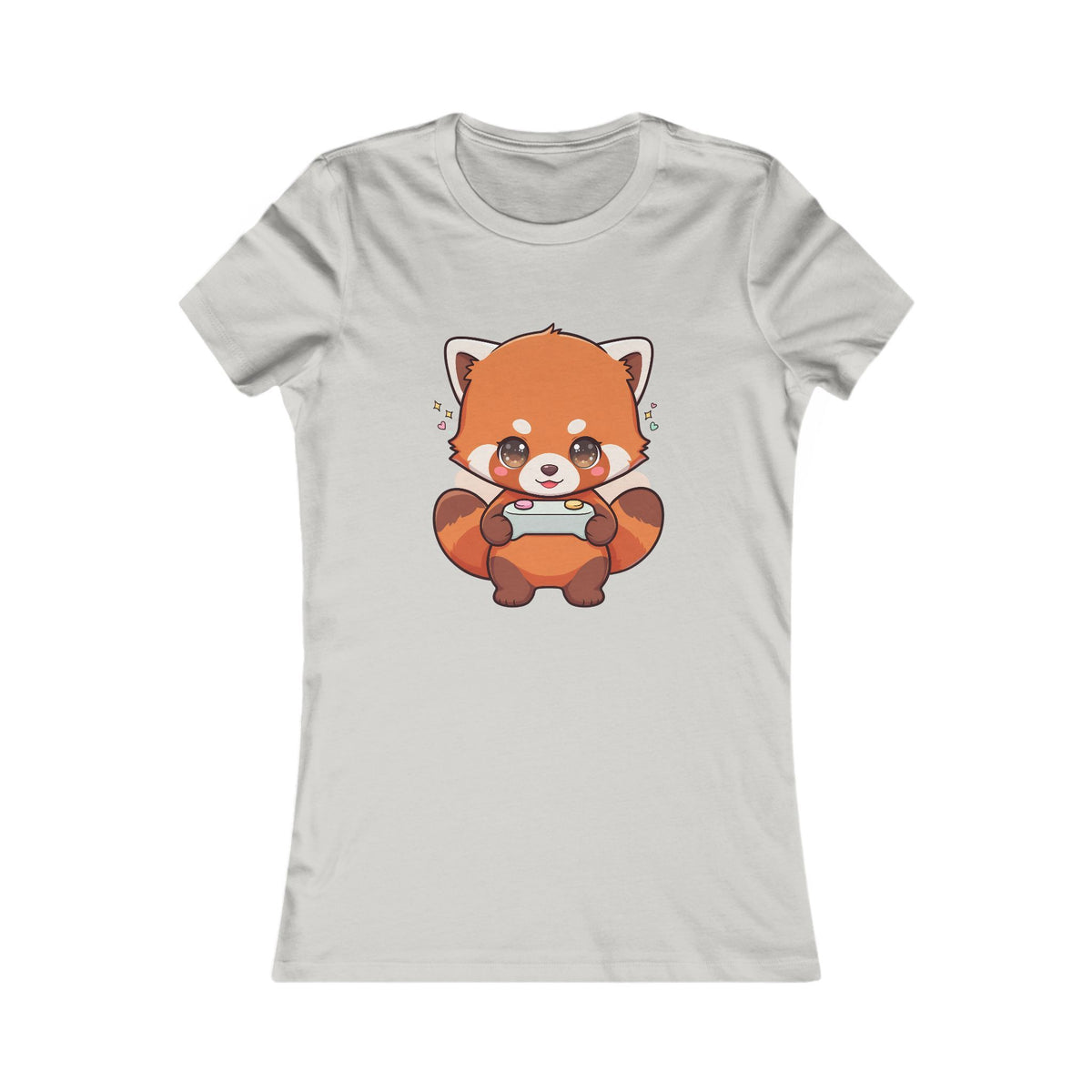 Red Panda Gamer Women's Tee – Cute Kawaii Gaming Shirt