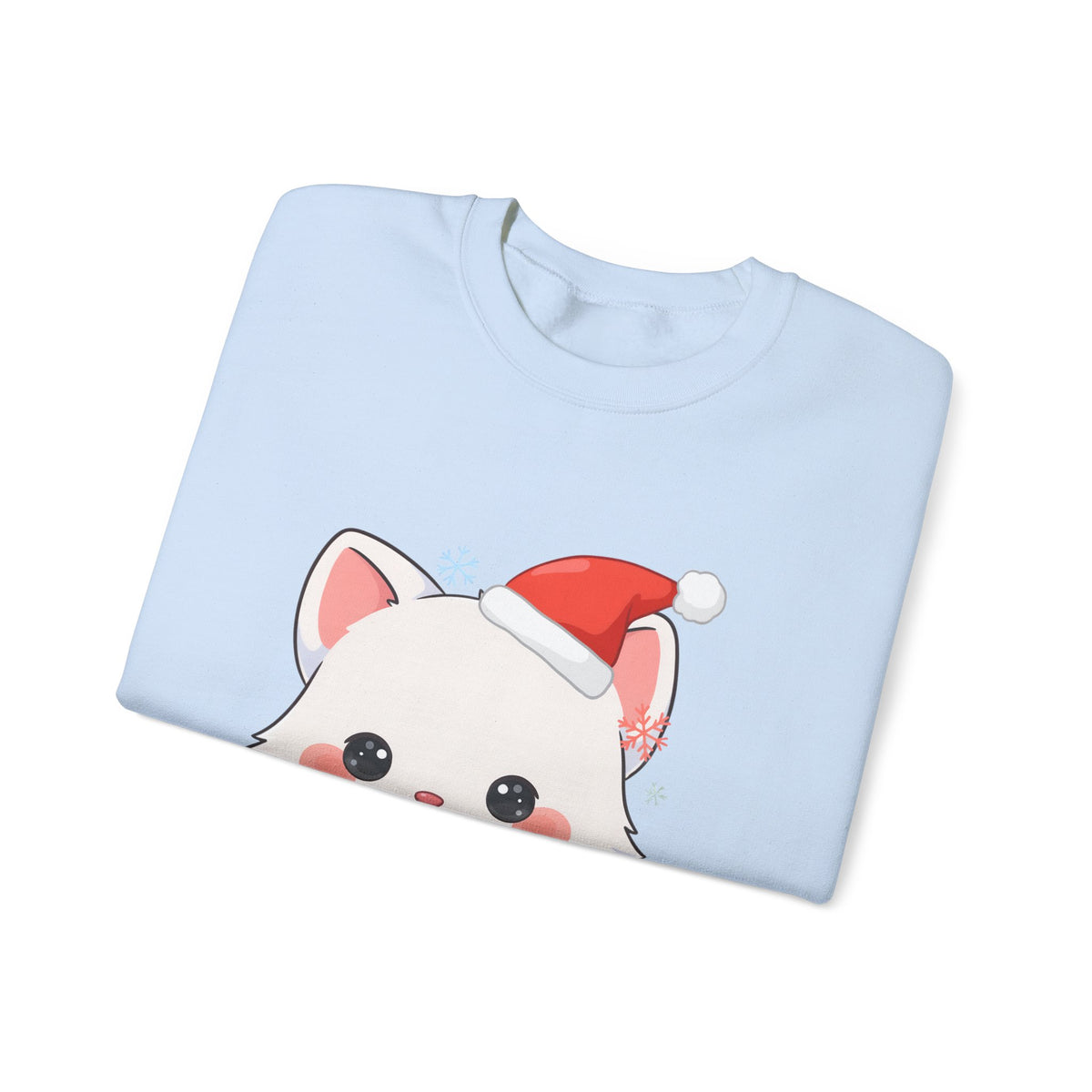 Christmas Arctic Fox Sweatshirt for Kawaii Holiday Fans
