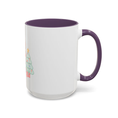Kawaii Polar Bear Christmas Mug, 11 oz Accent Coffee Mug