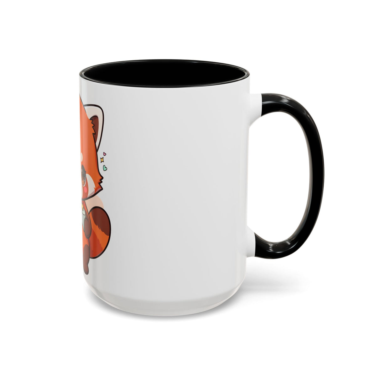Red Panda Gamer Accent Coffee Mug for Cozy Desk Setups