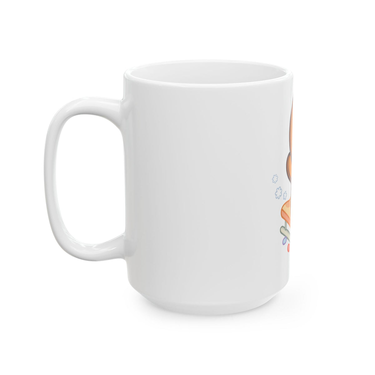 Gingerbread Man Mug – Cute Christmas Sledding Gift