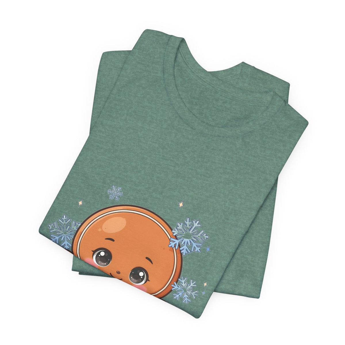 Kawaii Gingerbread Man T-Shirt for a Cozy Christmas Mood