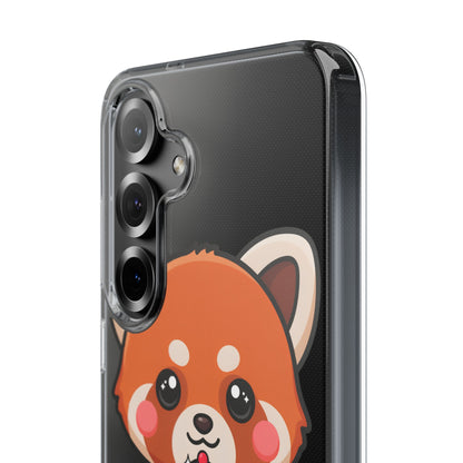 Kawaii Red Panda Phone Case with Ice Cream
