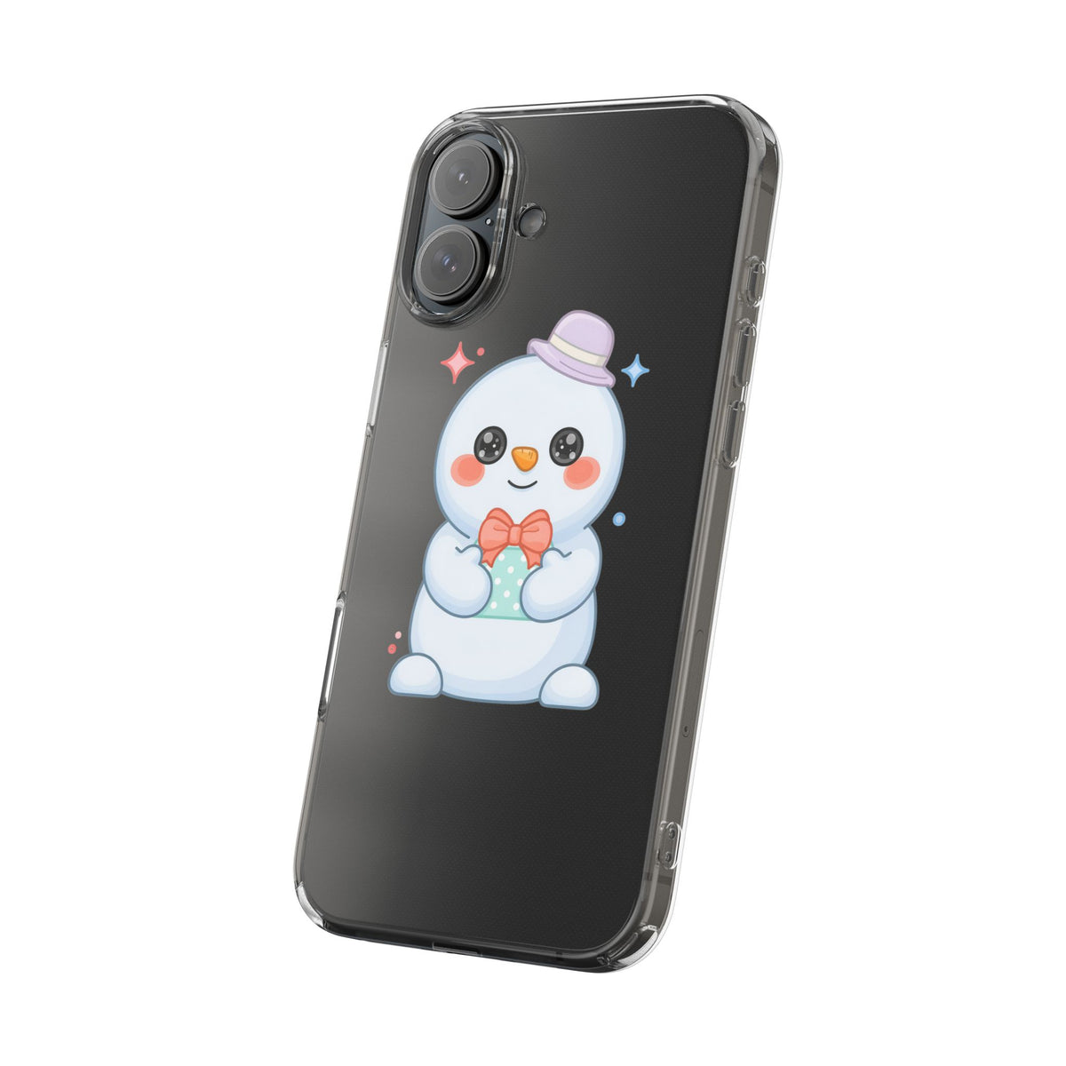 Kawaii Snowman Phone Case for Cheerful Winter Days
