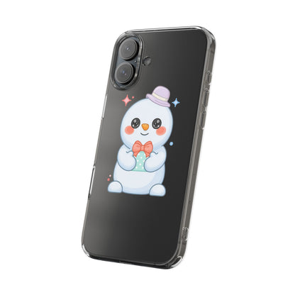 Kawaii Snowman Phone Case for Cheerful Winter Days