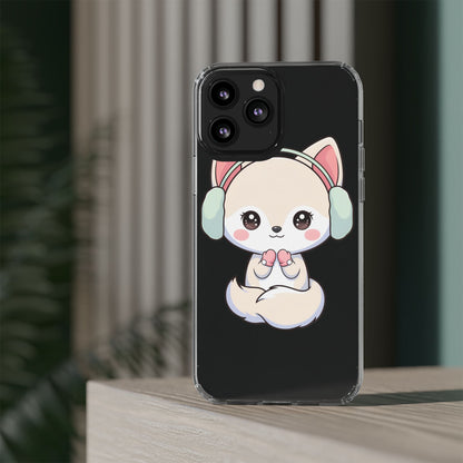 Kawaii Arctic Fox Phone Case – Cozy Winter Cutie