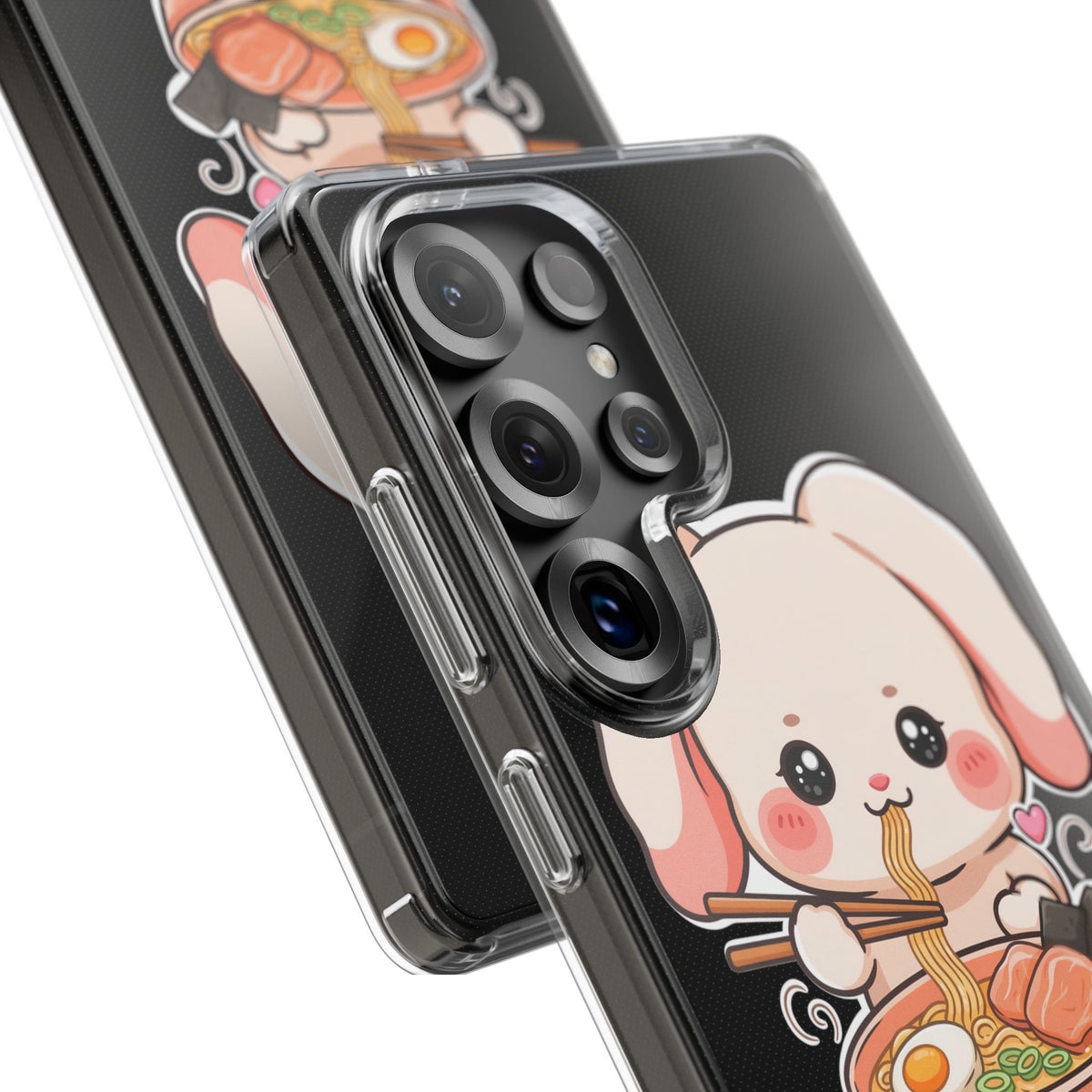 Kawaii Ramen Bunny Clear Impact-Resistant Case