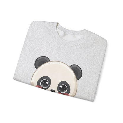 Kawaii Panda Donut Sweatshirt, Cute Chibi Crewneck