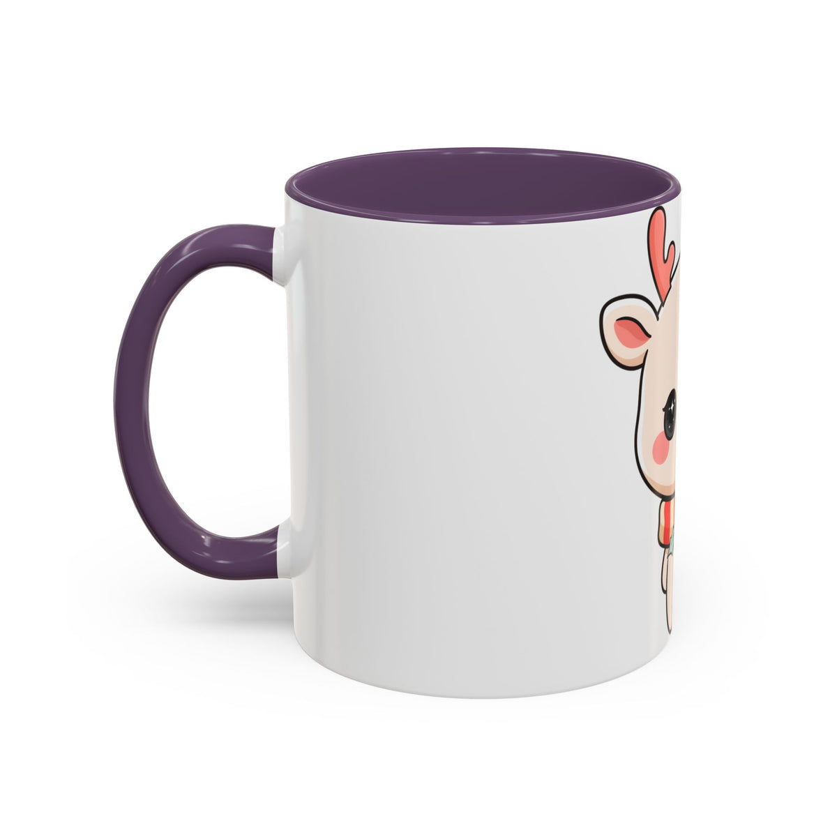 Kawaii Reindeer Christmas Mug for Holiday Fans