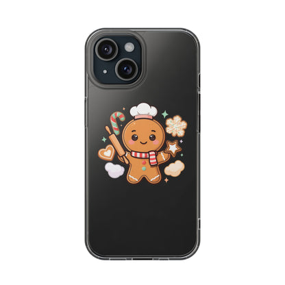 Gingerbread Christmas Phone Case for Holiday Baking Fans