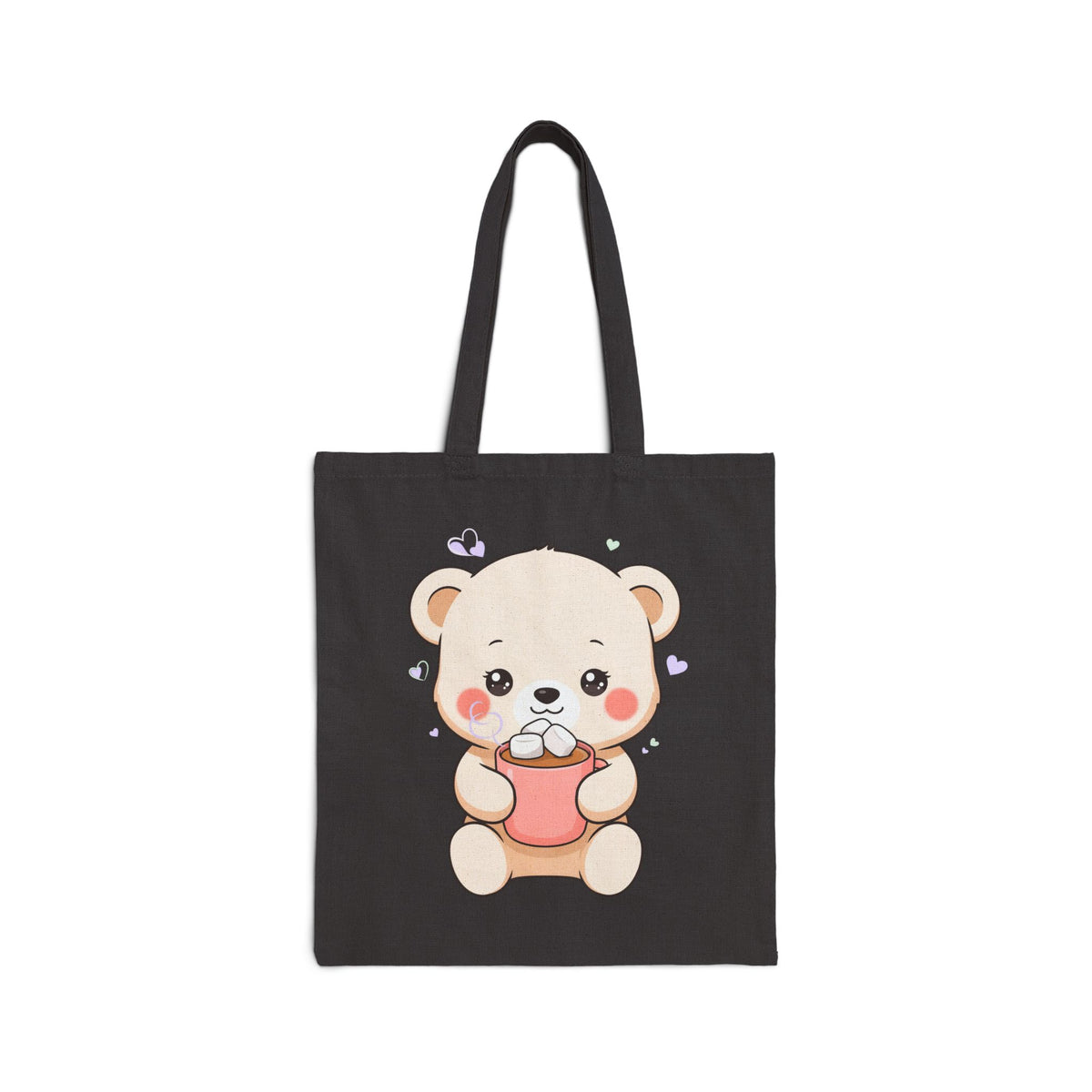 Kawaii Polar Bear Tote Bag for Cozy Cocoa Lovers