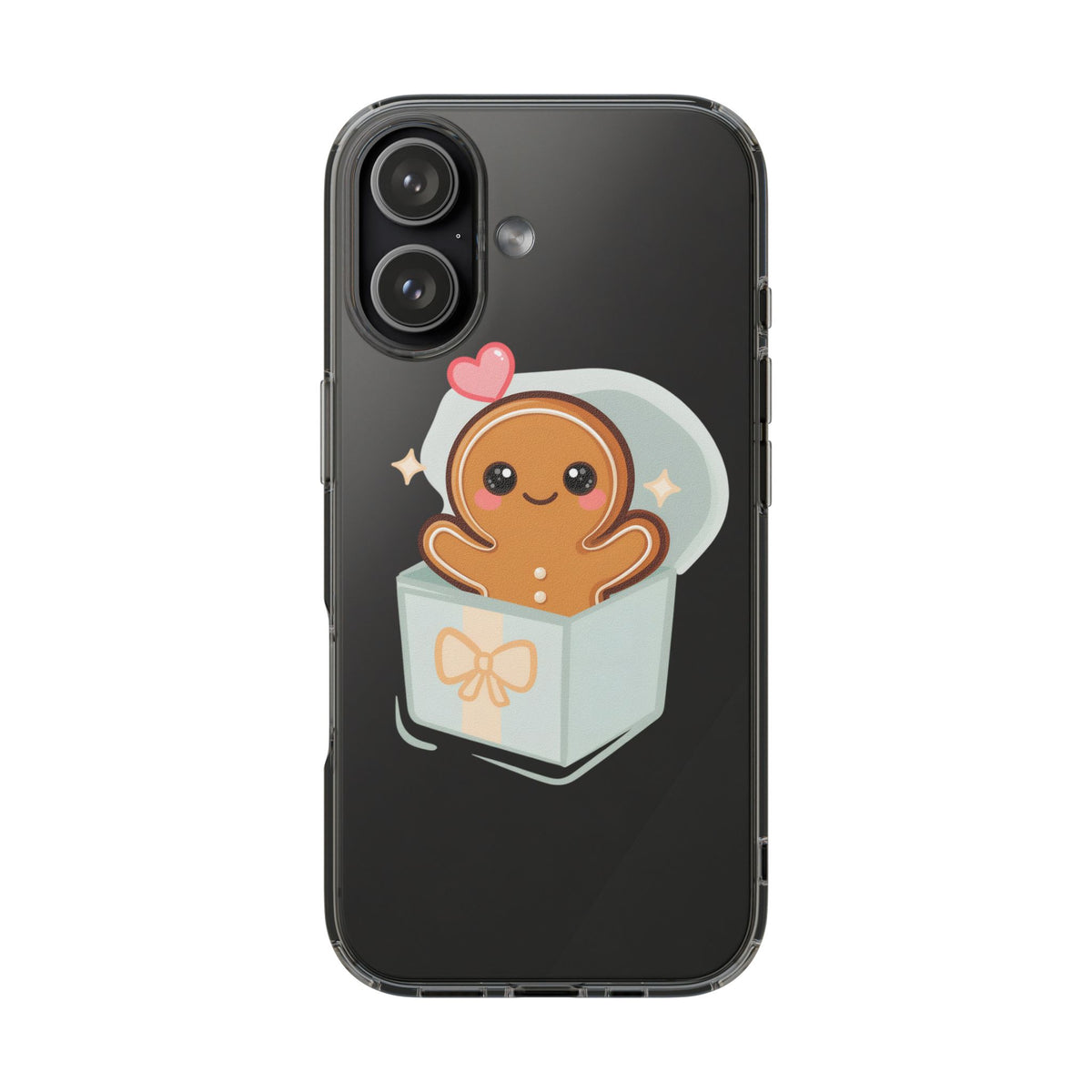 Gingerbread Man Phone Case – Kawaii Holiday Gift