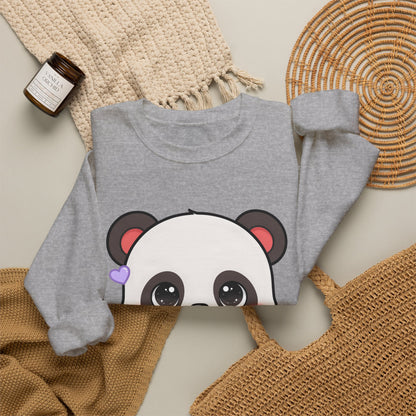 Cute Gamer Panda Sweatshirt for Cozy Gaming Nights