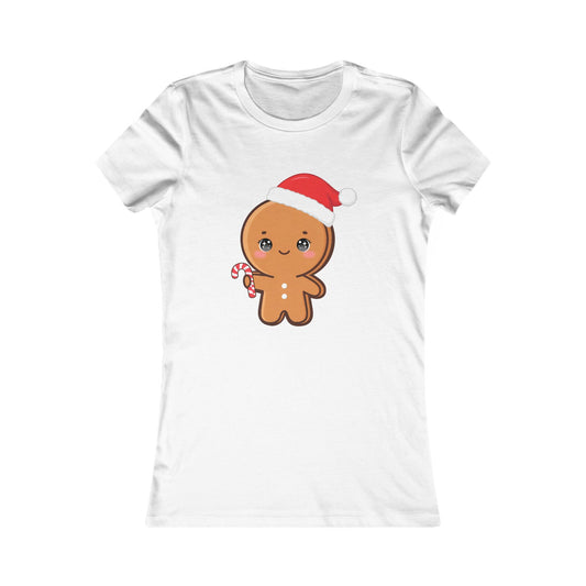 Kawaii Gingerbread Christmas Tee for Holiday Errands