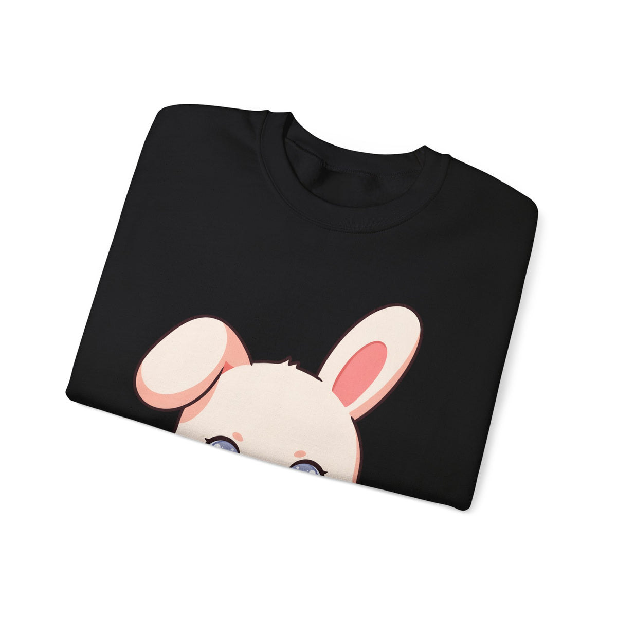 Kawaii Bunny Sweatshirt, Cute Latte Lover Crewneck