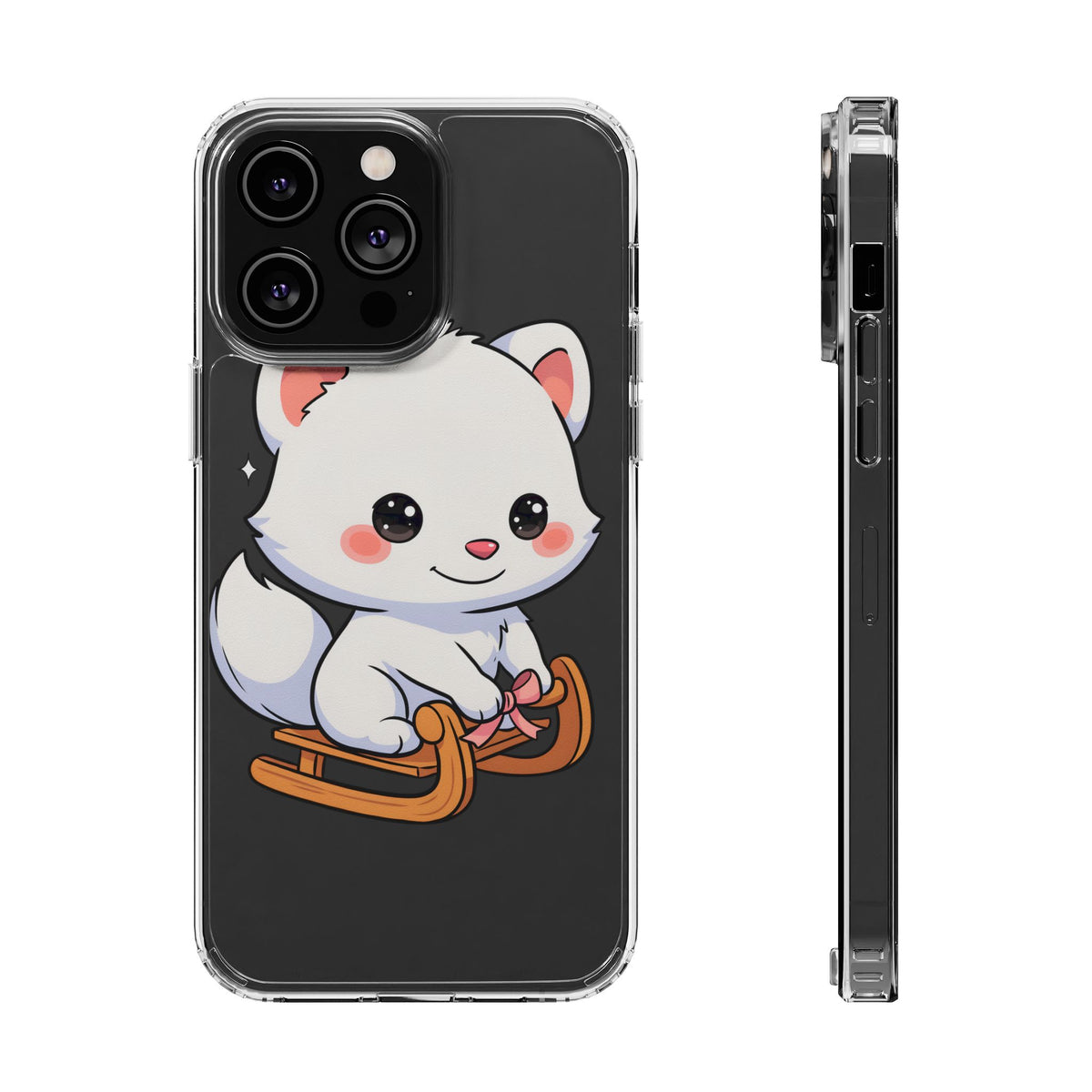 Kawaii Arctic Fox Phone Case for Cute Animal Lovers