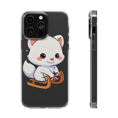 Kawaii Arctic Fox Phone Case for Cute Animal Lovers