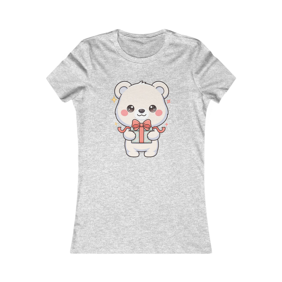 Kawaii Polar Bear Gift T-Shirt for Cute Winter Style