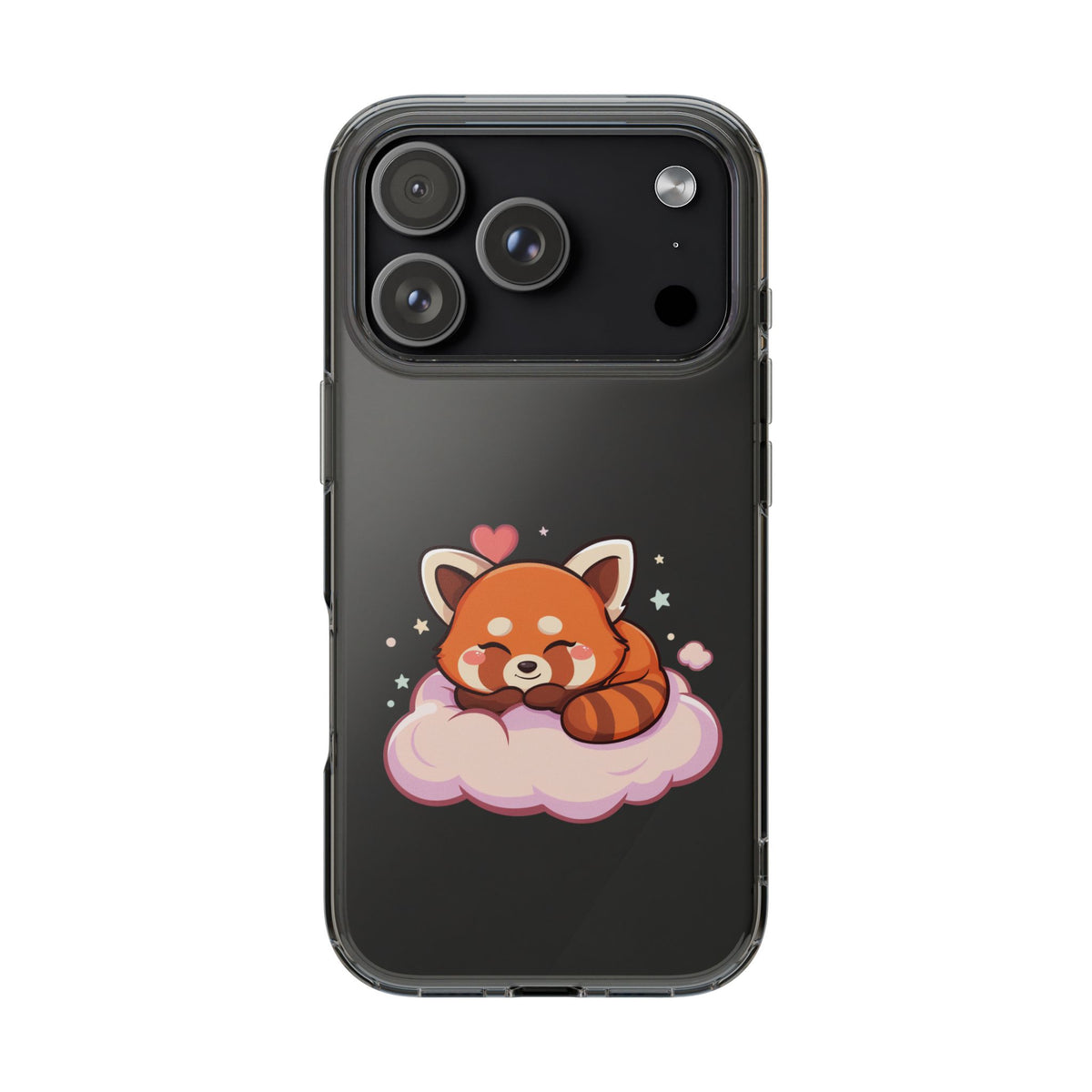 Cute Red Panda Phone Case, Dreamy Kawaii Cloud Art