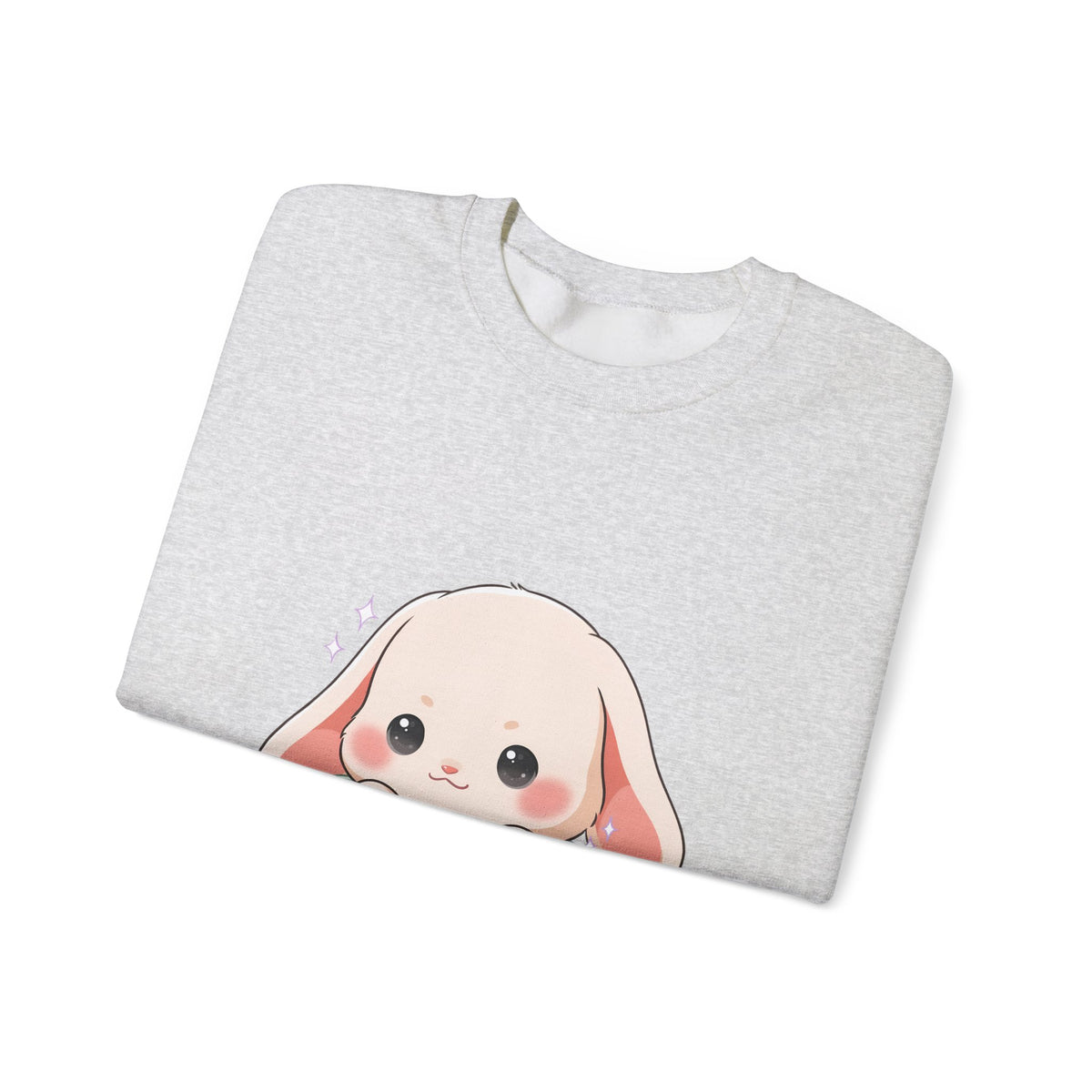 Kawaii Bunny Sweatshirt, Cute Chibi Tea Cup Rabbit