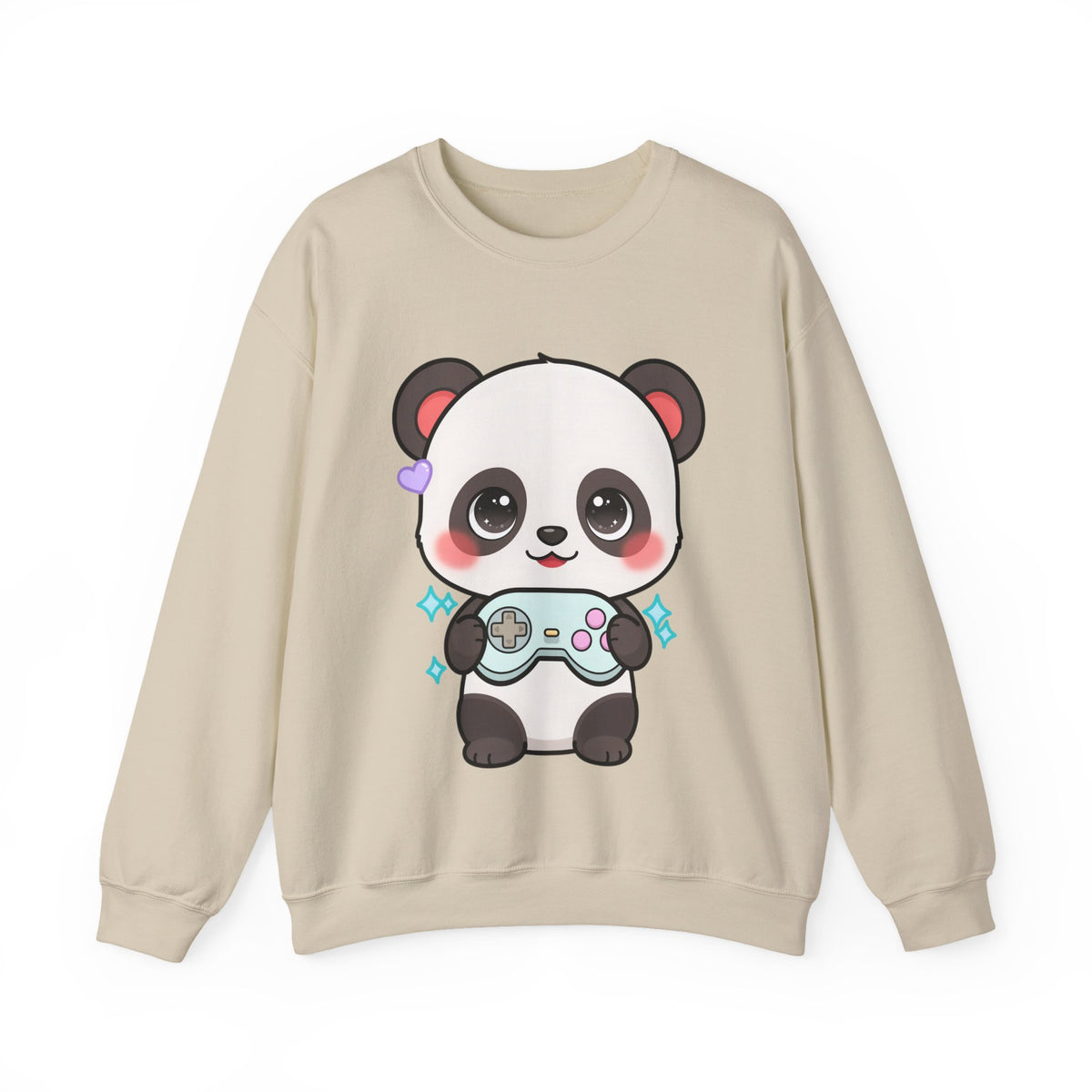 Cute Gamer Panda Sweatshirt for Cozy Gaming Nights