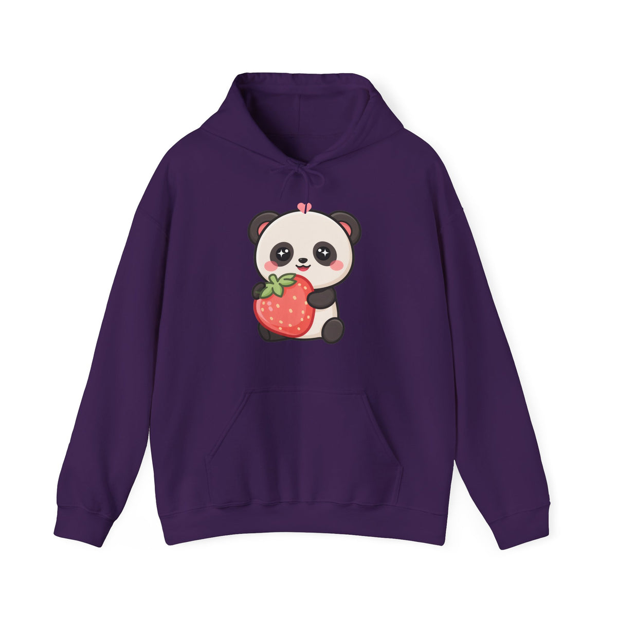 Kawaii Panda Strawberry Hoodie for Cute Style Fans