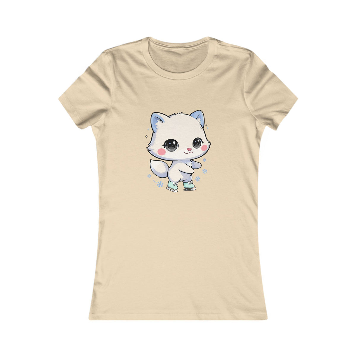Kawaii Arctic Fox T-Shirt for Cute Winter Style