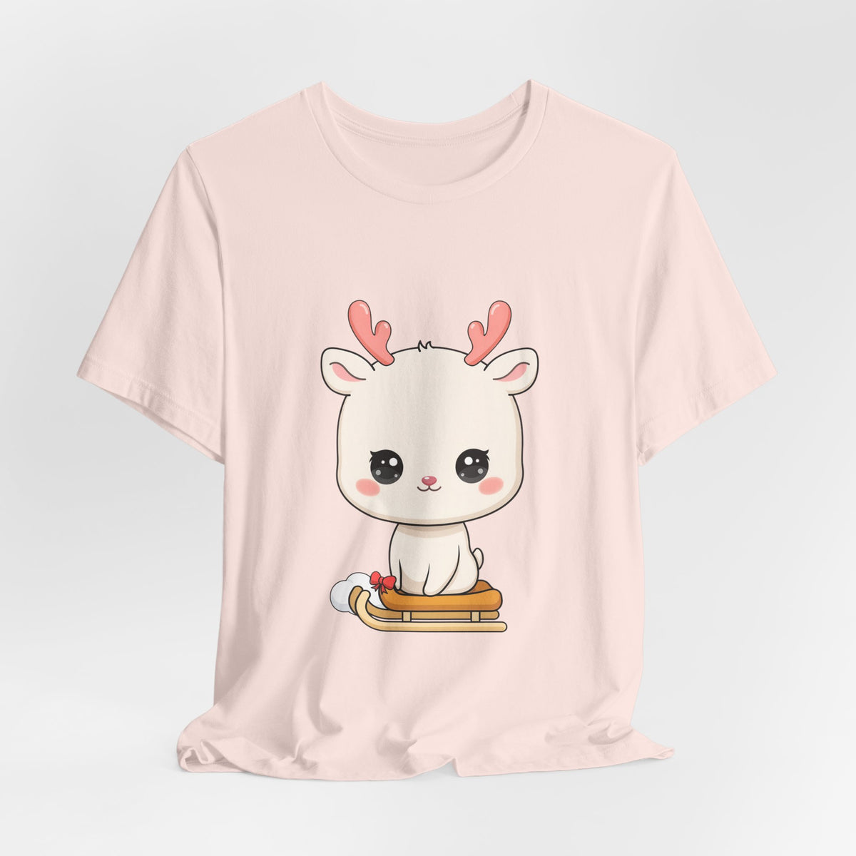 Kawaii Reindeer T-Shirt for Cozy Winter Days