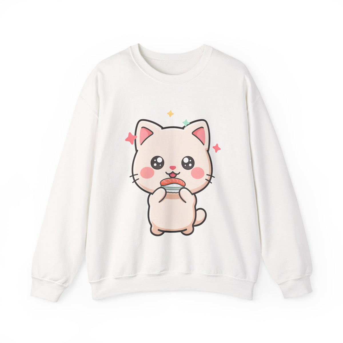 Kawaii Cat Sushi Sweatshirt for Cute Cat Lovers