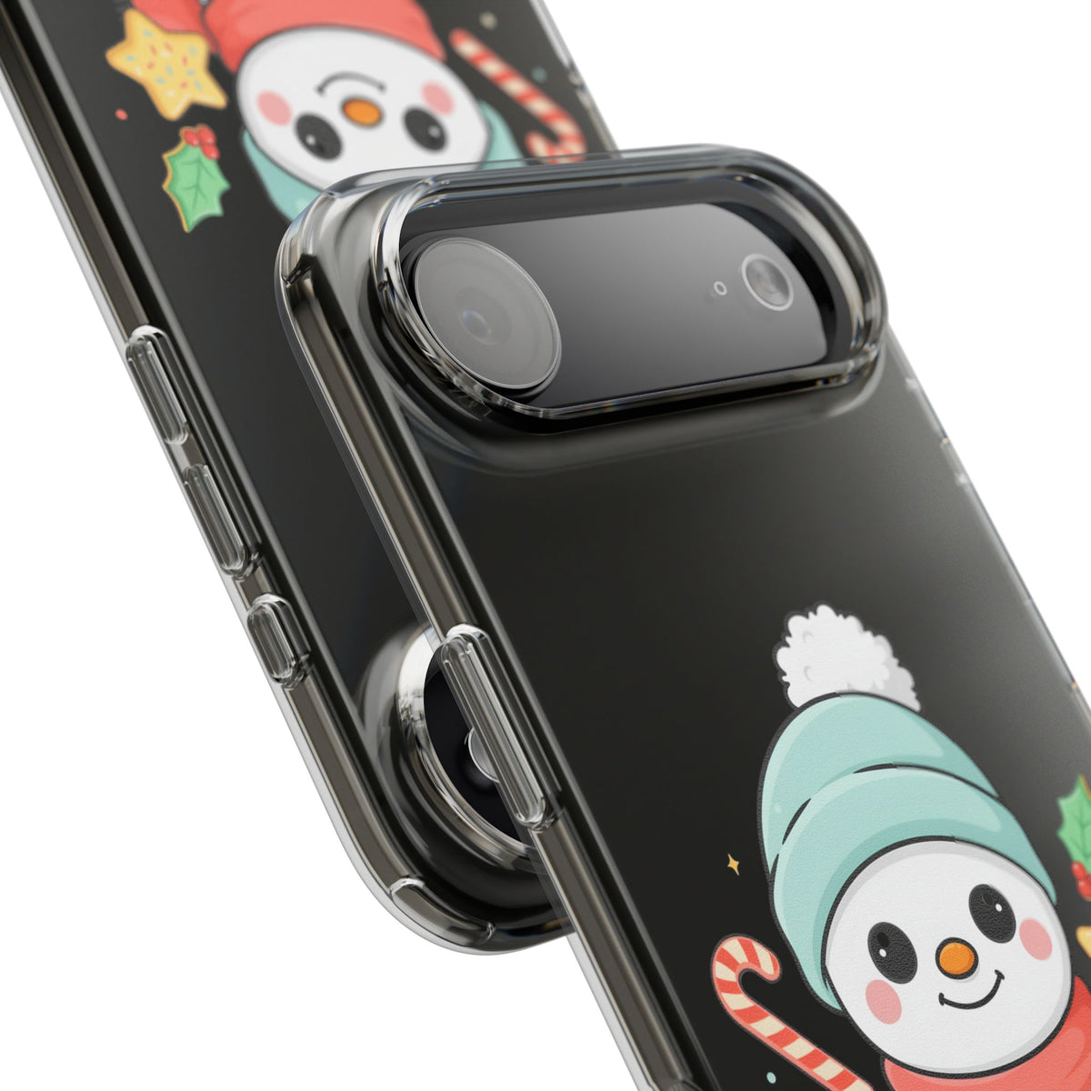 Christmas Snowman Phone Case, Cute Cookie Baker
