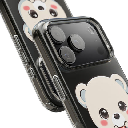 Kawaii Christmas Bear Phone Case for Holiday Season