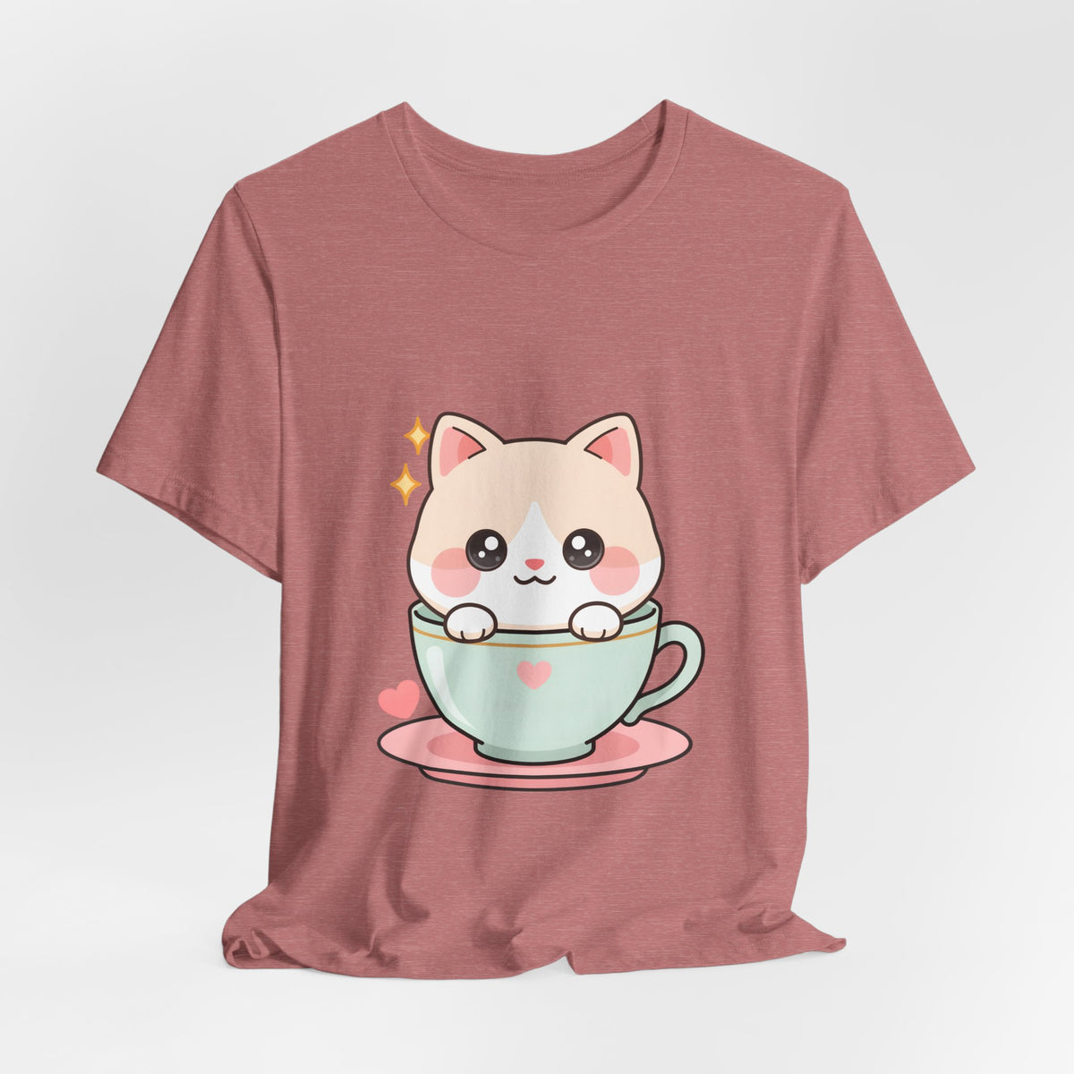 Kawaii Cat T-Shirt for Cute Cat and Chibi Art Fans