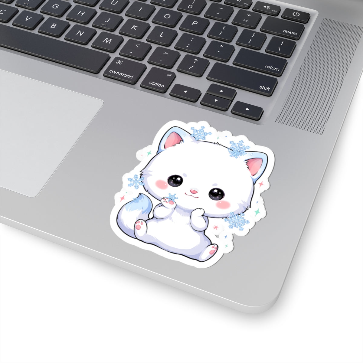 Arctic Fox Sticker, Cute Winter Gift for Fox Lovers