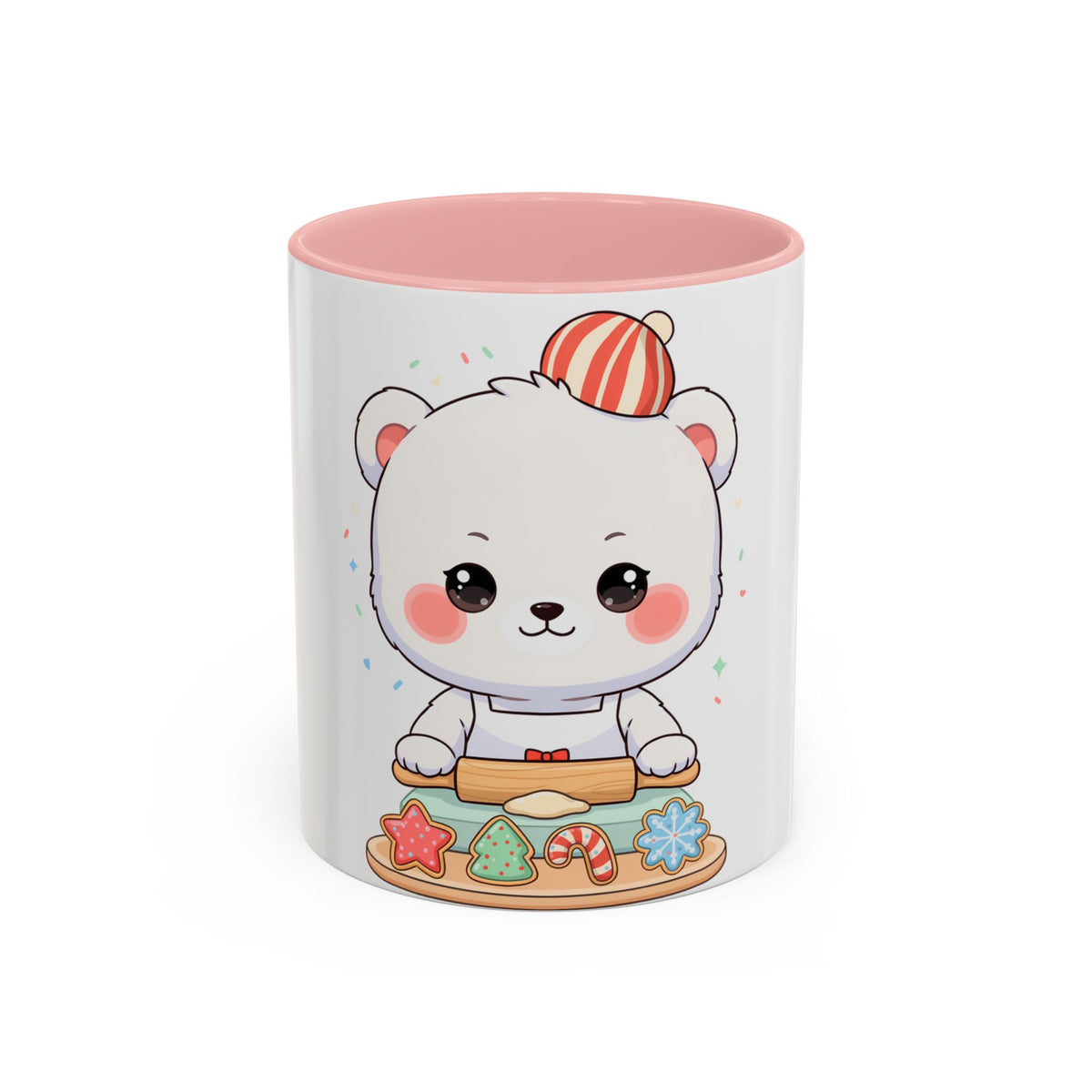 Christmas Cookie Polar Bear Accent Coffee Mug