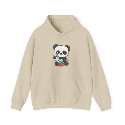 Kawaii Panda Hoodie, Cute Plant Lover Gift