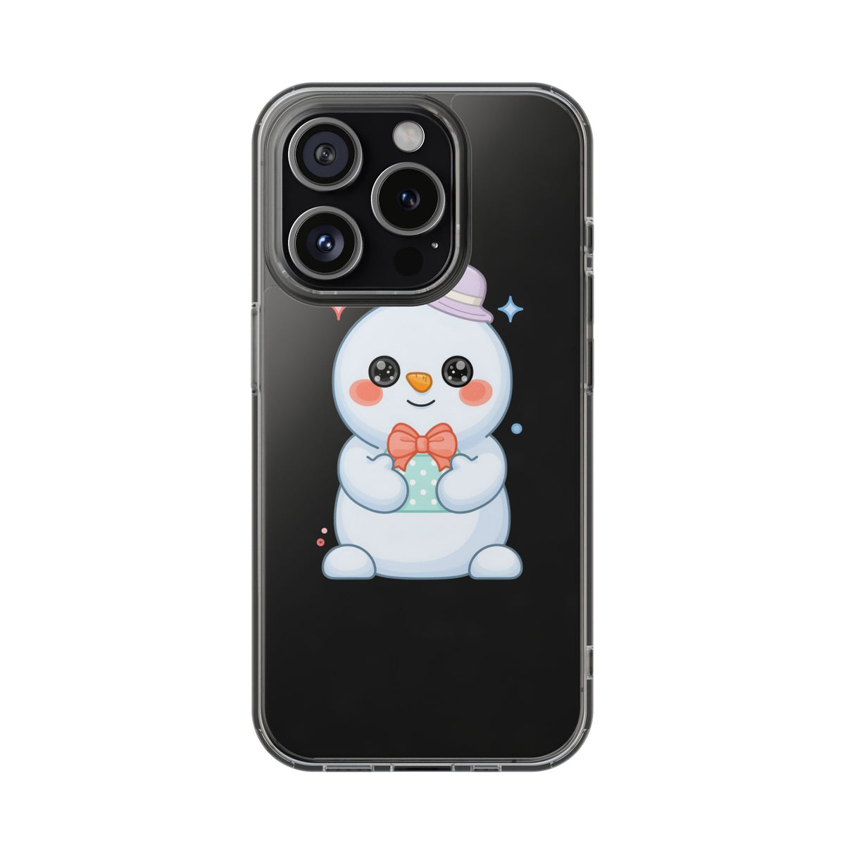 Kawaii Snowman Phone Case for Cheerful Winter Days