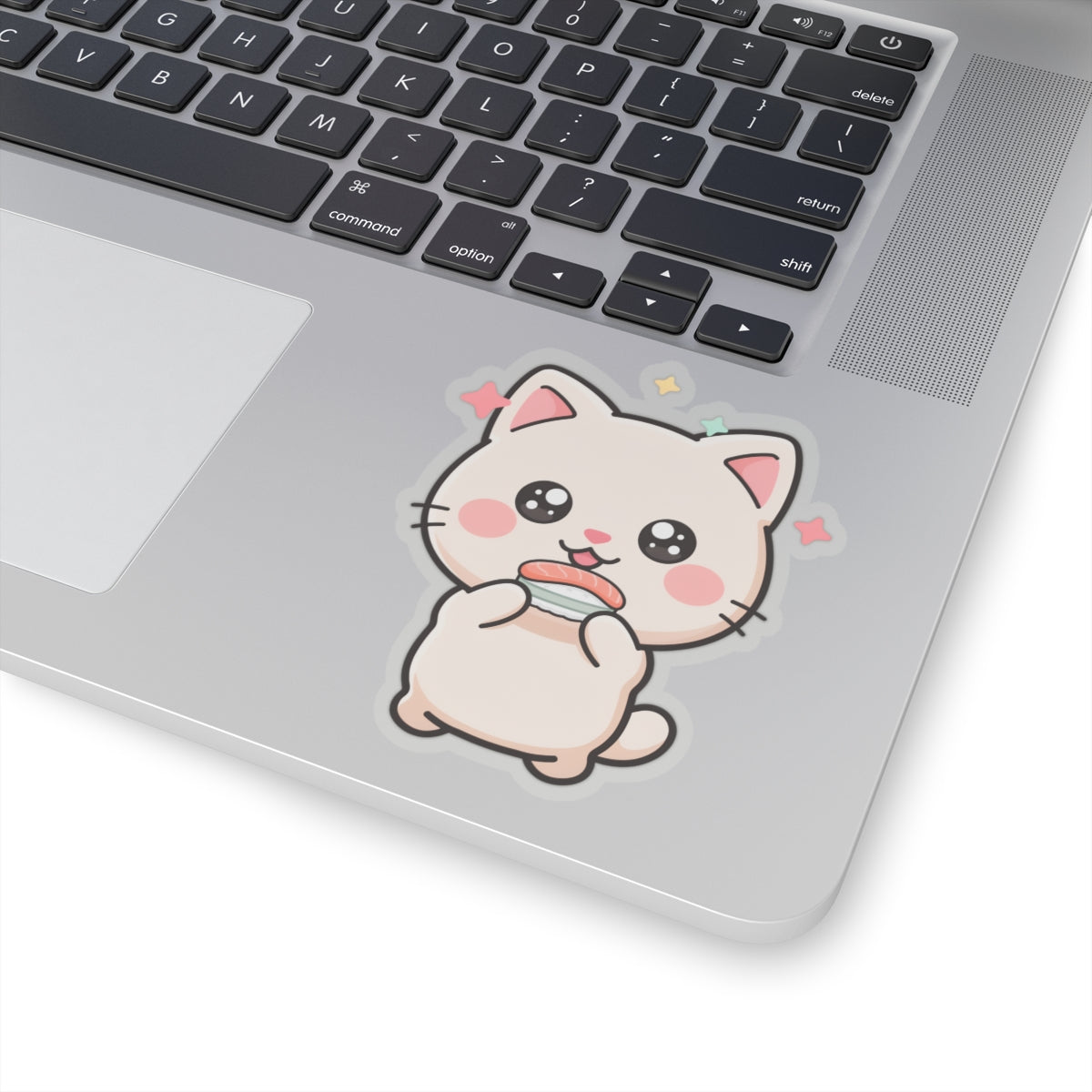 Kawaii Sushi Cat Sticker for Laptop and Journal