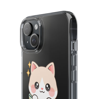Kawaii Cat Phone Case, Cute Teacup Kitty Gift