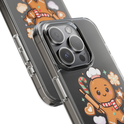 Gingerbread Christmas Phone Case for Holiday Baking Fans