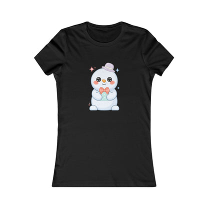 Cute Snowman T-Shirt for Kawaii Holiday Cheer