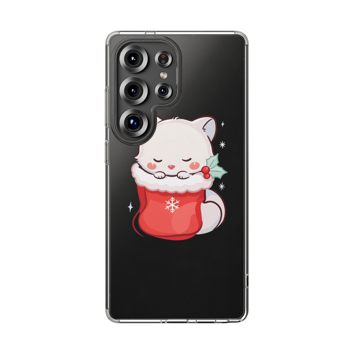 Christmas Fox Phone Case, Cute Holiday Stocking Gift